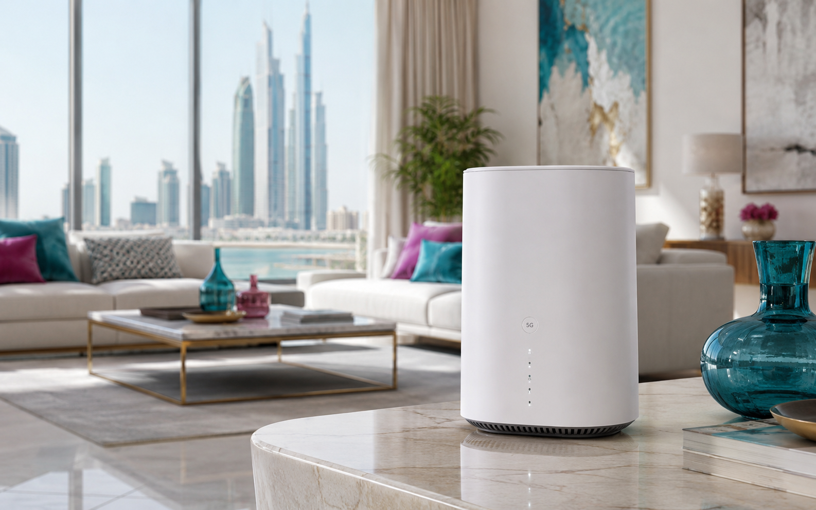 Modern home environment representing consumer connectivity
